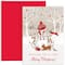 JAM Paper Snowman &#x26; Friends Christmas Cards Set, 2 Packs of 18